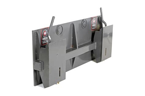 blank skid steer plates|universal skid steer mount plate.